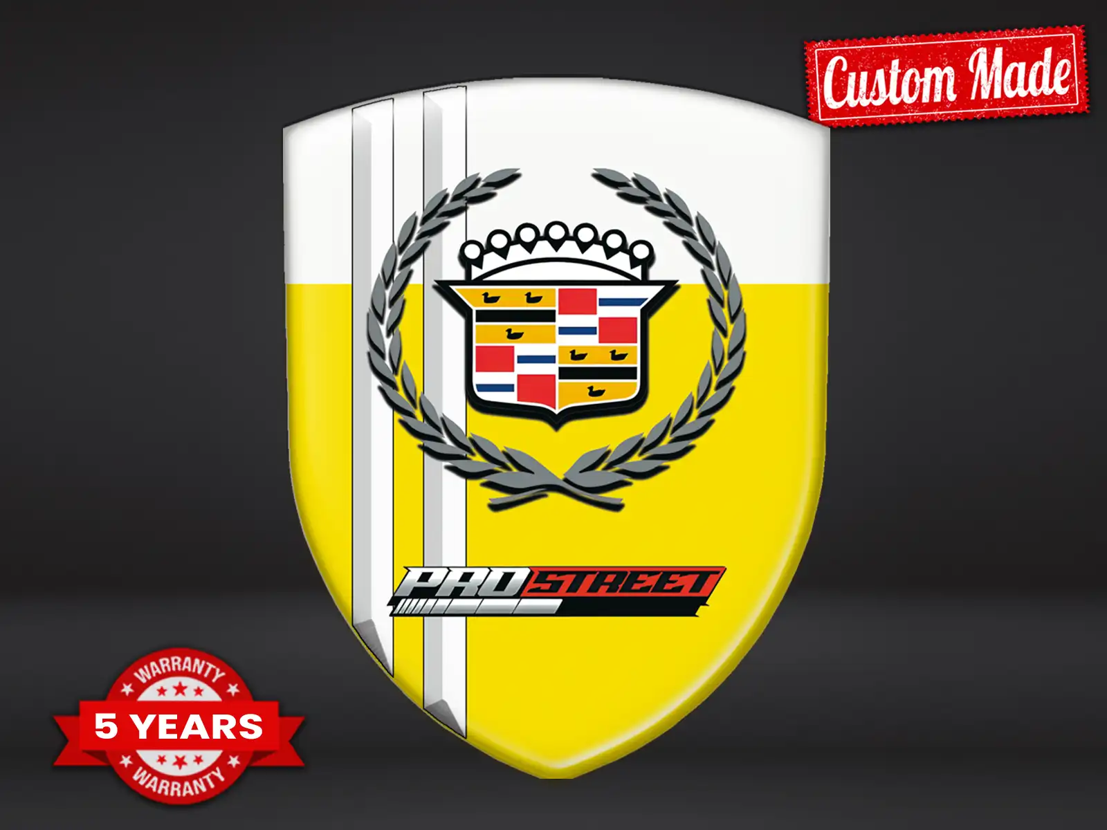 Cadillac Adesivi Logo Personalizzati Drift Premium ST